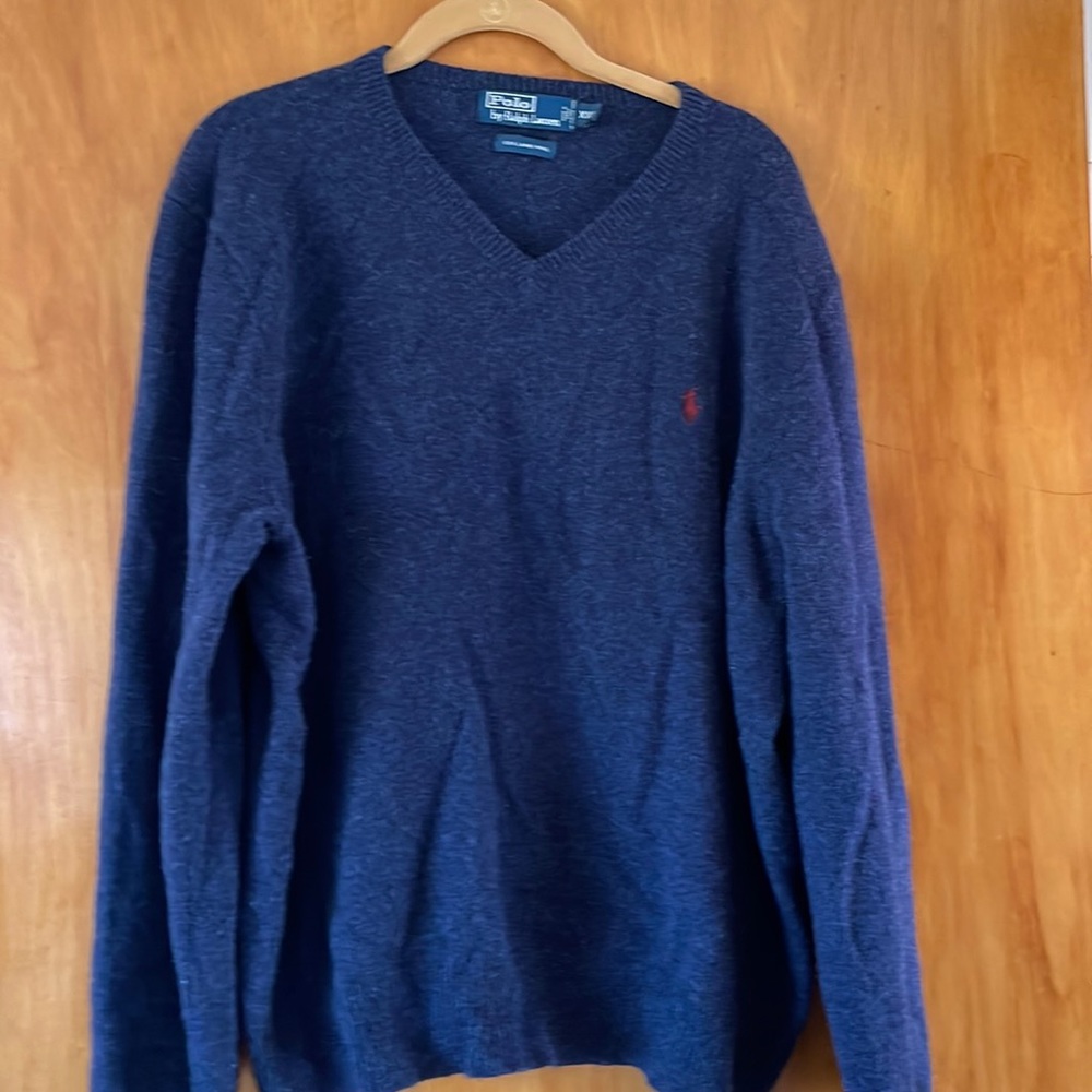 Men’s wool Polo sweater